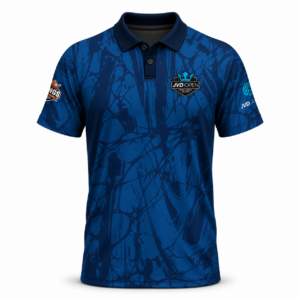 JVD Open 2026 Grunge Shooter Polo – Custom Name