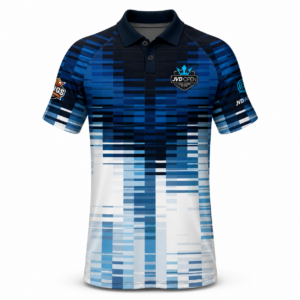 JVD Open 2026 Pixel Shooter Polo – Custom Name